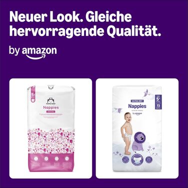 Підгузки By Amazon Ultra Dry розмір 3 (4-9 кг), білі, 172 шт (2 упаковки по 86 шт)