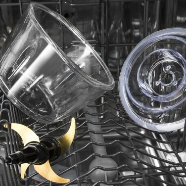 Електричний подрібнювач Cecotec TitanGlass 1000, 1л, 500Вт, 4 титанових ножів, 2 швидкості, з лопаткою