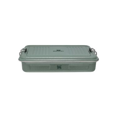 Ланчбокс зі сталі Stanley Classic 1.2L Hammertone Green — герметичний контейнер для їжі з нержавіючої сталі, BPA-free
