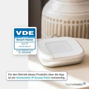 Homematic IP Термостат на радіатор Smart Home, 3 шт. - Цифровий термостат для опалення з керуванням через додаток, сумісний з Alexa та Google Home, легка установка, енергозбереження