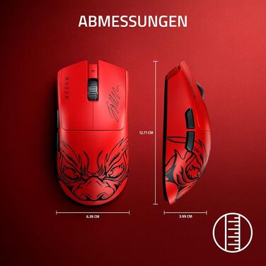 Ігрова бездротова миша Razer Viper V3 Pro Faker: сенсор Focus Pro 30K DPI, перемикачі 2-го покоління, частота опитування 4000 Гц, для PC/Mac