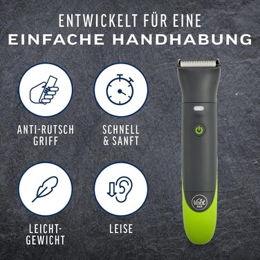 Veet Men Intimate Trimmer – Триммер для інтимної зони чоловічий, водонепроникний, для тіла та обличчя