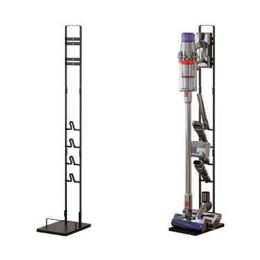 Підставка для пилососа Dyson V15/V15s/V11/V10/V8/V7/V6, на підлогу, чорна - тримач та організатор аксесуарів