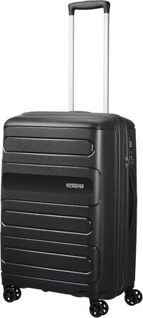 Валіза American Tourister Sunside Spinner 68 розширювана, 3.7 кг, 72.5/83.5 л, чорна, розмір M (67.5 см)