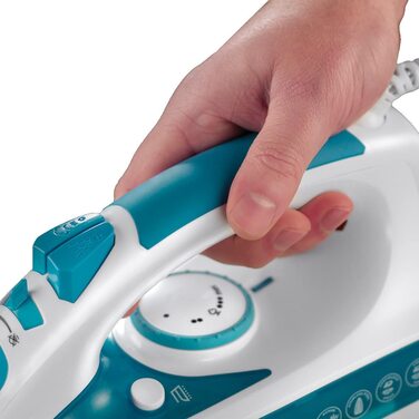 Парова праска Russell Hobbs 20562-56, 2600 Вт, керамічна підошва, резервуар 300 мл, подача пари 70 г/хв, паровий удар 210 г, антинакип, автooчищення, захист від капання