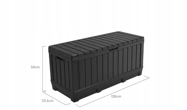 Садова скриня Kentwood 350 л, графіт/антрацит, Keter