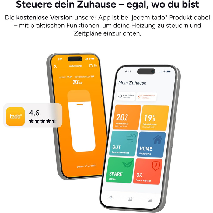 Стартовий набір tado° Starter Kit X: Інтернет-міст Bridge X, 3 розумні радіаторні термостати та бездротовий датчик температури