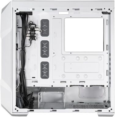 Корпус Cooler Master MasterBox TD500 Mesh V2 білий, E-ATX, мід-тауер, 3x120 мм ARGB вентилятори, знімна кришка, бічна панель із загартованого скла, USB Type-C 10 Гбіт/с