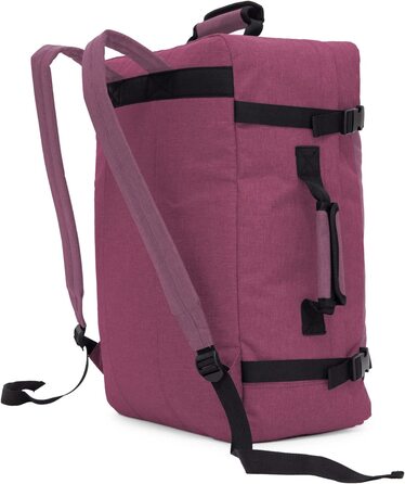 Ультралегкий туристичний рюкзак blnbag M3, 35 л, бордовий, універсальний, з м'якими регульованими лямками або ручкою для перенесення, для подорожей, унісекс