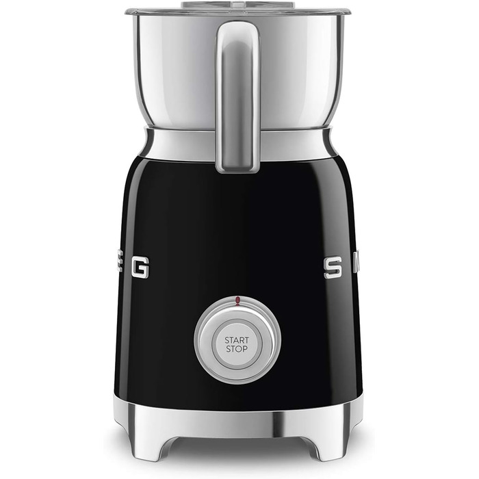 Smeg MFF01CREU Молокозбивач індукційний, 6 програм, 600 мл, чорний