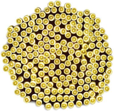 Світлодіодна гірлянда Gresonic 300 LED, тепле біле світло, для вулиці та приміщення, з електричним живленням і штекером, для саду, весілля, Різдва, вечірки