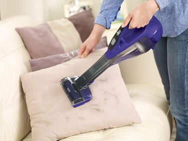 Акумуляторний ручний пилосос BLACK+DECKER Dustbuster 10,8В 2,5Аг з турбо-щіткою для шерсті тварин, широким соплом, 2-ступеневою фільтрацією, зарядним кабелем і настінним кріпленням