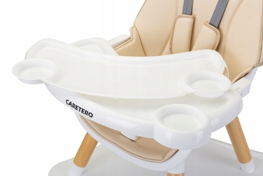 Стілець для годування Caretero Tuva, бежевий