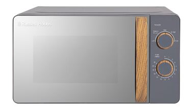 Мікрохвильова піч Russell Hobbs RHMM713G ручна, 17 л, 700 Вт, скандинавський стиль, сіра