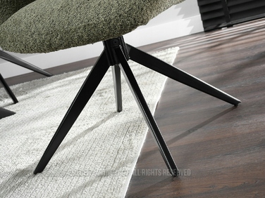 Стілець Mebel-Partner, оббивка тканина, зелений, 1 шт.