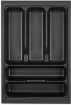 Лоток для столових приборів KÖNIG Lavagrau з перловою структурою для SO-Box, Blum Tandembox, ModernBox, ширина корпусу 300-1200 мм, розмір 319x473 мм для шафи 40 см