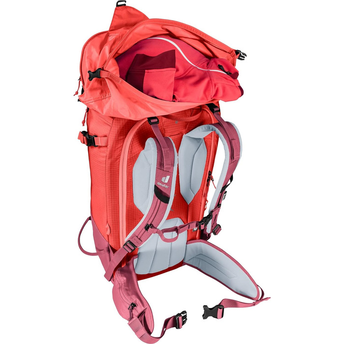 Жіночий рюкзак для гірськолижних турів Deuter Freerider Pro 32+ SL, 32+ л, бордовий