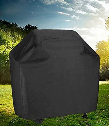 Водонепроникний чохол для гриля UCARE XL 170×61×117 см, для газового та вугільного гриля, чорний, для Weber, Brinkmann, Char Broil, 210D, для вулиці