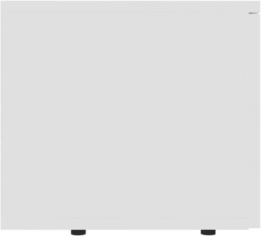 vidaXL ТВ-тумба з 3 шухлядами, біла, 80x34x30 см, ДСП, низький комод для телевізора, меблі для вітальні