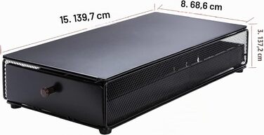 Органайзер-підставка для капсул кави Reisratten для Nespresso Vertuo, на 30 капсул, чорний