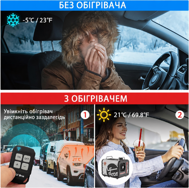 Дизельний опалювач LF Bros 5 кВт - 12/24/220-240V з пультом керування та LCD-дисплеєм для гаража, майстерні, кемпінгу, автодому (білий)