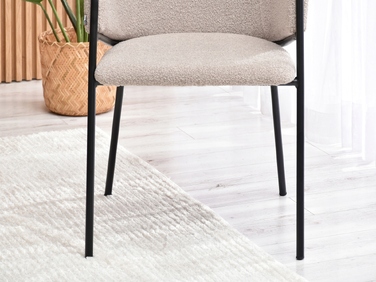 Стілець Mebel-Partner, тканина, бежевий, 1 шт.