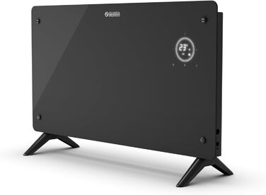 Електричний конвектор Olimpia Splendid Caleo Glass WiFi 2000 Вт, скляний, для стіни або підлоги, обігрівач приміщень до 60 м³