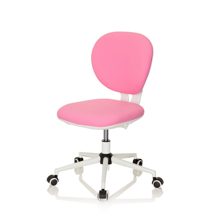 Дитячий офісний стілець KID VIVO з тканини, рожевий (hhj OFFICE)