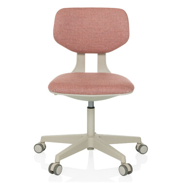 Дитячий письмовий стілець / дитячий стілець KID CLASSIC тканина рожевий hjh OFFICE