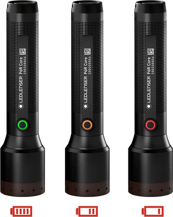 Ліхтарик Ledlenser P6R Core, 900 люмен, акумуляторний, LED, IP68, фокусування, 240 м, USB-зарядка