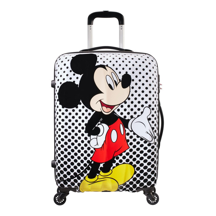 Дитяча валіза American Tourister Disney Legends Spinner S, 65 см, 36 л, багатоколірна (Mickey Mouse Polka Dot)