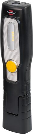 Brennenstuhl LED акумуляторний ліхтар HL 200 A для майстерні, 250+70 люмен, до 6 годин роботи, з магнітом і гачком, складана ручка