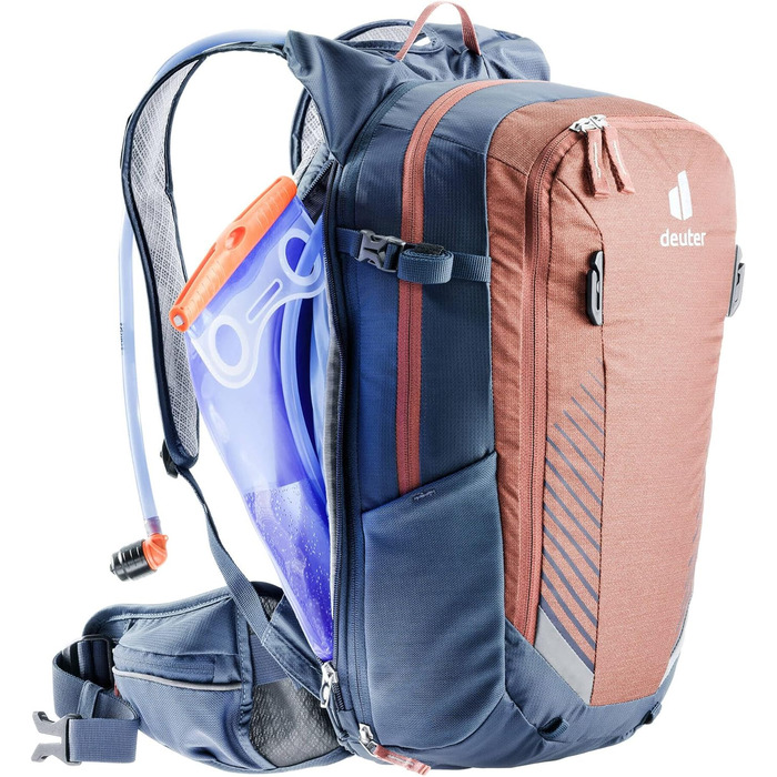 Велосипедний рюкзак Deuter Compact EXP 14, червоно-синій