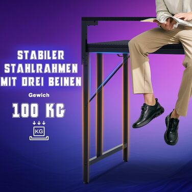 Ігровий стіл JUMMICO 140x60 см з розеткою, LED-підсвіткою та вуглецевим покриттям, обертовий комп'ютерний стіл з підставкою під монітор, шухлядами та підставкою для навушників, чорний