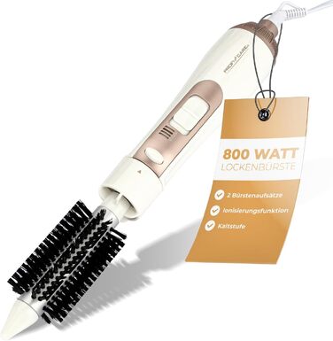 ProfiCare PC HAS 3132 Airstyler 4-в-1: Фен-щітка для локонів, об'єму, випрямлення та сушіння волосся 1000 Вт, бежевий