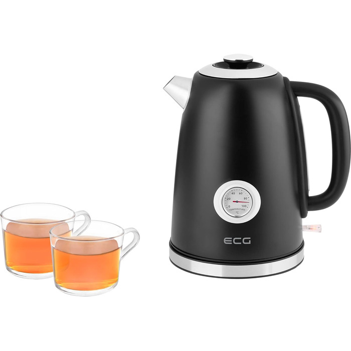 Електрочайник ECG RK 1700 Magnifica Nero 1,7 л 2200 Вт чорний