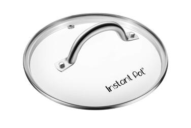 Скляна кришка для мультиварки Instant Pot на 6 літрів, загартоване скло з обідком та ручкою з нержавіючої сталі