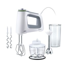 Блендер ручний Braun MultiMix 5 HM 5137 білий 750 Вт з насадками