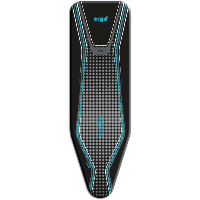 Чохол та підкладка для прасувальної дошки Minky Homecare Ergo Prozone 121,9x38,1 см, чорний і синій