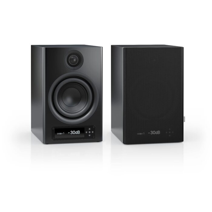Nubert nuPro XS-4000 RC: Бездротові Hi-Fi колонки Bluetooth aptX HD (білі, пара). Активні поличні колонки 2.0