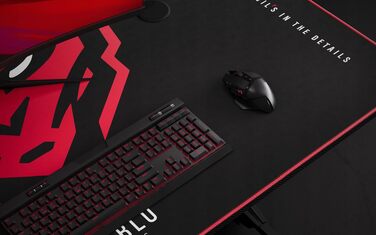 Ігровий стіл Diablo Gaming для ПК та комп'ютера, 160x75x75 см, чорний