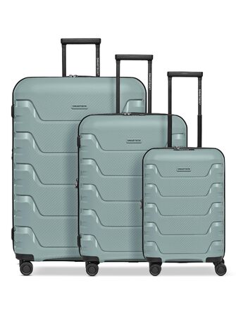 Валіза Smartbox Koffer M розширена 66 см, містка (71–80 л), легкий дорожній тролей на 4 колесах з поліпропілену, TSA замок, м'ятний колір (Edition 01)