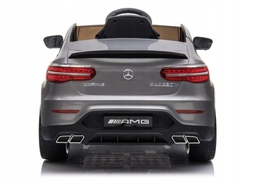 Дитячий електромобіль Mercedes GLC 63S (4x4, 12V 9Ah) — сріблястий, лакований