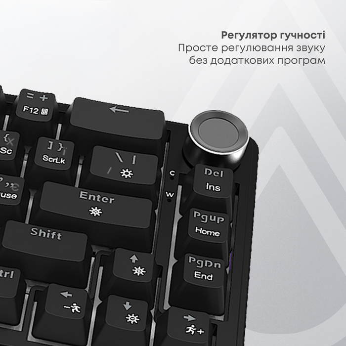 Дротова механічна клавіатура Ajazz AK690 Peach Mist Switch (AK690-PM-W)