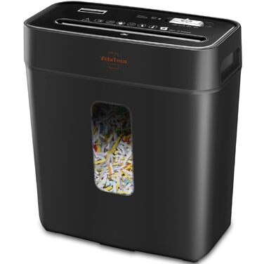 Шредер Fellowes Powershred 6 аркушів, знищувач документів з перехресним подрібненням (P-4), для офісу
