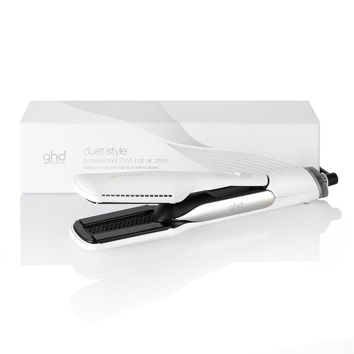 ghd Duet Styler 2-в-1: випрямляч і фен-стайлер для вологого та сухого волосся, білий