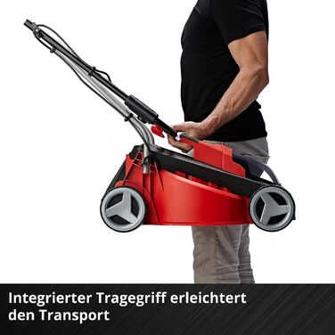 Акумуляторний газонокосарка Einhell City GE-CM 18/30 Li-Solo Power X-Change (18 В, 30 см, Brushless, 25 л, 30-70 мм)