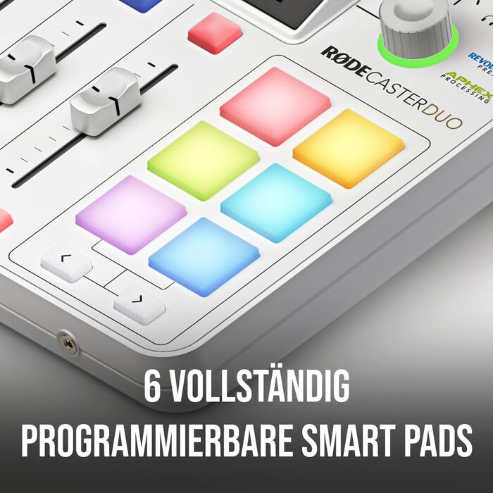 RØDE RØDECaster Duo: Комплект для подкастів, стрімінгу та музичного продакшну (Blanche)