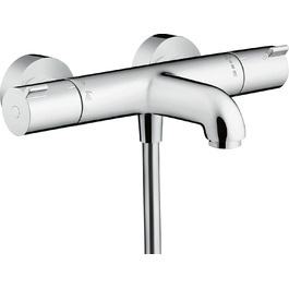 Змішувач для ванни Hansgrohe Ecostat Aufputz - термостат, безпечний (SafetyStop 40°C), круглий, хром, для 2 споживачів
