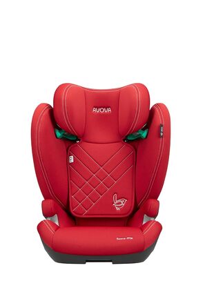 Дитяче автокрісло AVOVA Sora-Fix Maple Red, 100-150 см, 4-12 років, з Isofix, бустер-сидіння